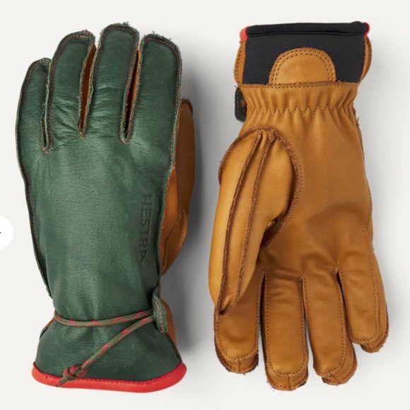 **Men's NWT Hestra Wakayama Ski Glove - UNIQUE! (Sz 10, color Forest & Cork)** - Picture 1 of 8